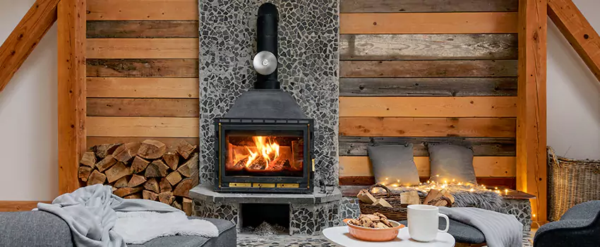 Thelin Hearth Products Direct Vent Gas Stove Fireplace Inspection in San Rafael, California